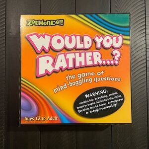 New! Zobmondo “Would You Rather…?” Board Game.
